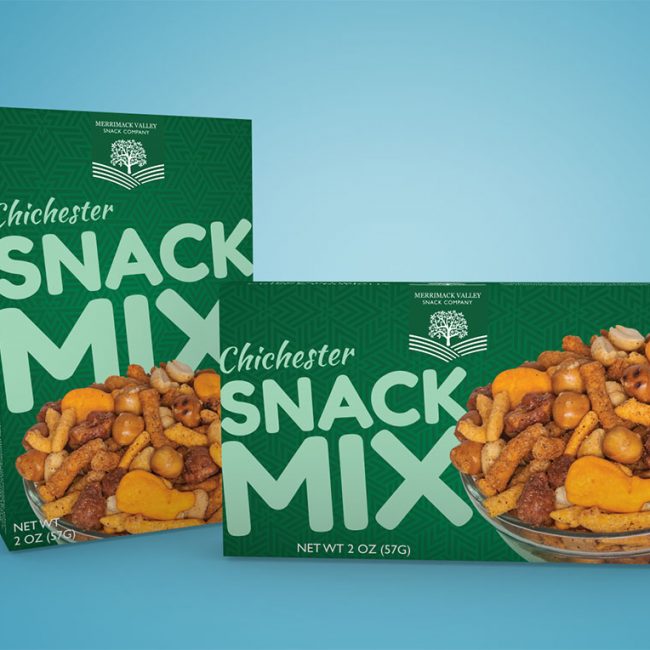 Gourmet Gift Baskets - Merrimack Valley Snack Mix Packaging