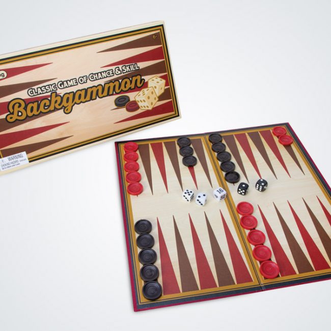 Schylling Backgammon Game Board and Box