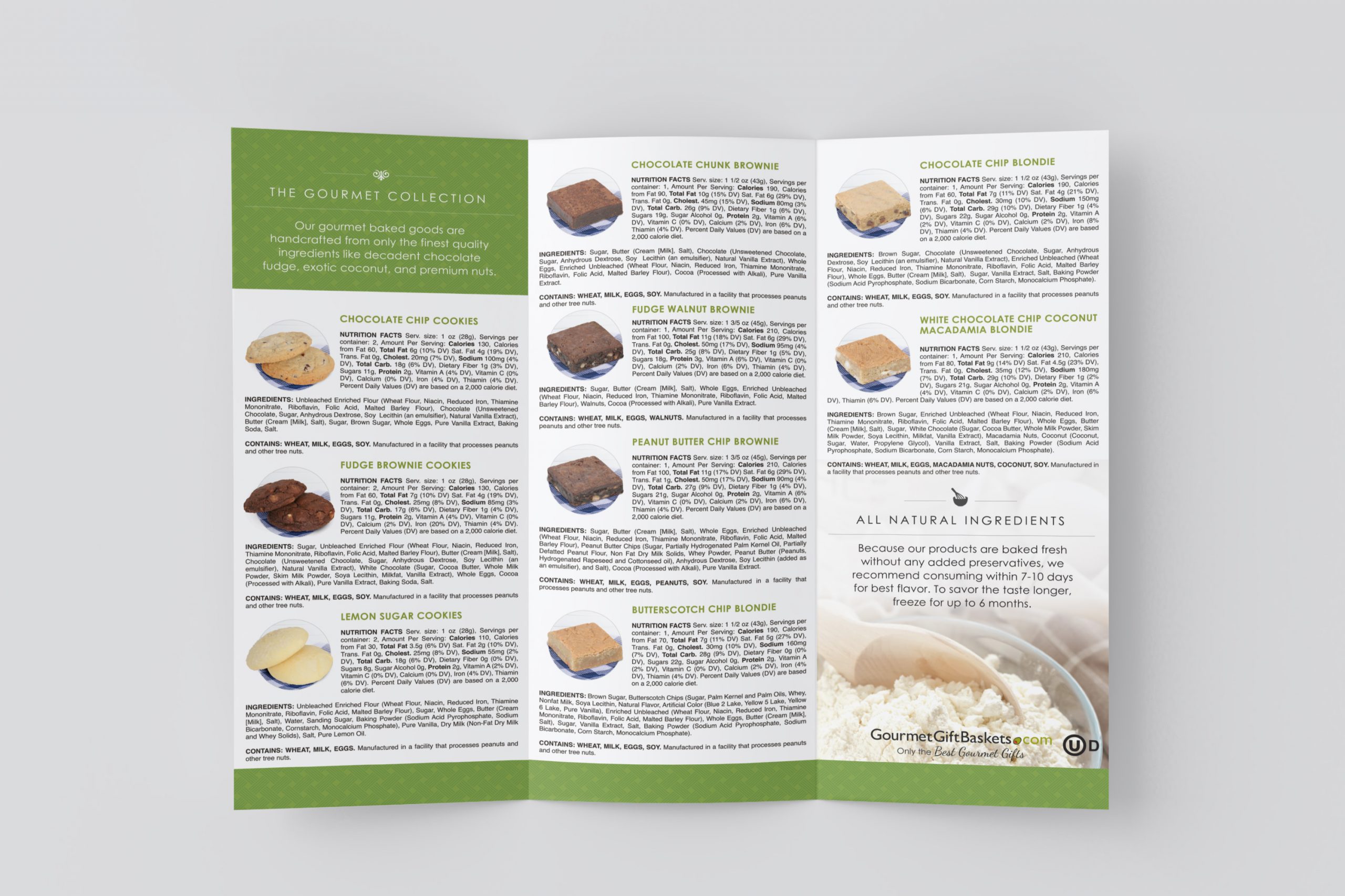 Baked Goods Nutrition Guide - Trifold - Inside